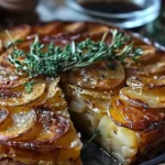 Crispy Balsamic Potato Torte