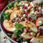 Autumn Harvest Honeycrisp Apple and Feta Salad