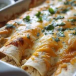 38g Protein Chicken Enchiladas with Dreamy White Sauce
