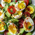 Workout Egg Avocado Salad