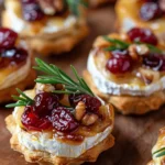 Baked Cranberry Brie Bites