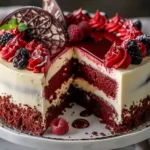 Red Velvet Cheesecake Layer Cake Recipe