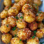 Crispy Parmesan Crusted Baby Potatoes