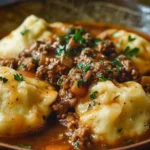 Ground Beef and Dumplings